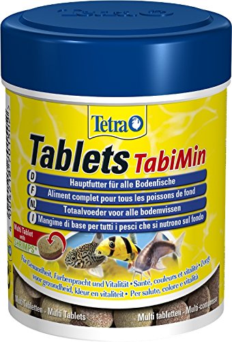 Tetra Tablets TabiMin Hauptfutter (Futtertabletten für am Boden gründelnde Zierfische, für alle bodenfressenden und scheuen Fische), 275 Tabletten Dose