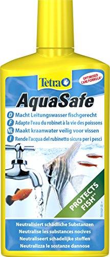 Tetra AquaSafe (Qualitäts-Wasseraufbereiter für fischgerechtes und naturnahes Aquariumwasser, neutralisiert fischschädliche Stoffe im Leitungswasser), 500 ml Flasche