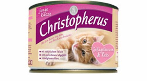 Allco | Christopherus junge Katze Geflügelherzen & Reis | 6 x 200 g