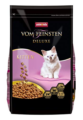animonda Vom Feinsten Deluxe Kitten Katzenfutter, Trockenfutter für Katzen im Wachstum, Geflügel, 1,75 kg