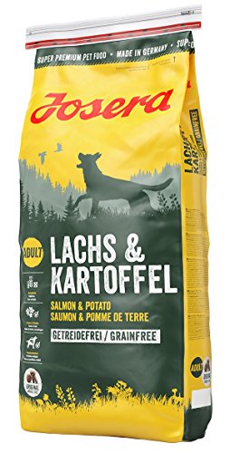 JOSERA Lachs & Kartoffel (1 x 15 kg) | getreidefreies Hundefutter | Lachs als einzige tierische Proteinquelle | Super Premium Trockenfutter für ausgewachsene Hunde | 1er Pack